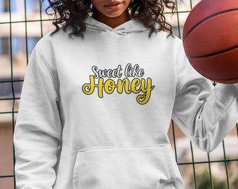 Sudadera divertida, prenda para el cuidado personal, suéter acogedor, regalo para ella, suéter con corazones, ropa informal, vibras positivas, moda de otoño, comodidad para el día a día.