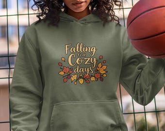 Sudadera acogedora de otoño, moda de otoño, suéter acogedor, sudadera con estampado de otoño, regalo para ella, sudadera divertida, capa cálida, estilo de temporada