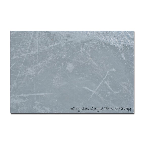 Outdoor Hockey Rink Photography Ice Skating Frosted Arena Etsy