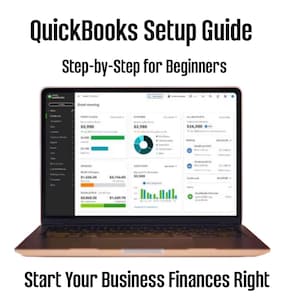 QuickBooks Online Einrichtungs-Handbuch für Anfänger | Schritt-für-Schritt-Buchhaltung für kleine Unternehmen | Einfacher Start-Leitfaden