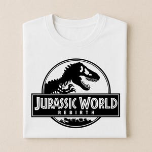 Jurassic World T-Rex Vector Art: Movie Fan Shirt Design (Digital Download SVG PNG)