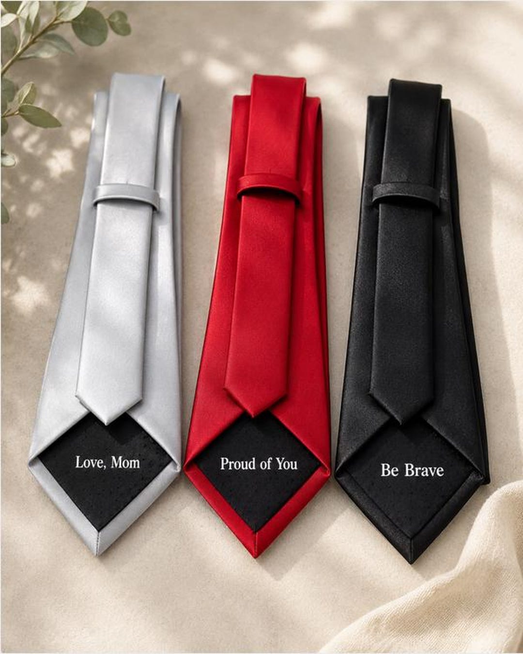Hidden Pattern Tie Custom Secret Message Tie – Personalized Hidden Note Necktie – Gift for ...