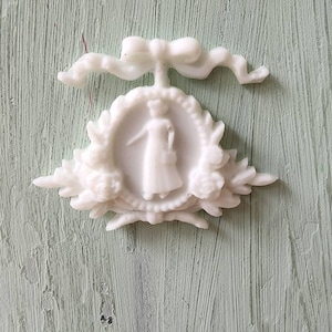 Furniture Applique, Resin Mold, Vintage Look, Architectural Lady Flowers Shabby Chic Furniture Appliques