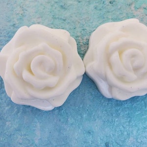 Resin Applique Vintage Look for Furniture & Home Flower Rose Rosette x 2 Shabby Chic Furniture Appliques