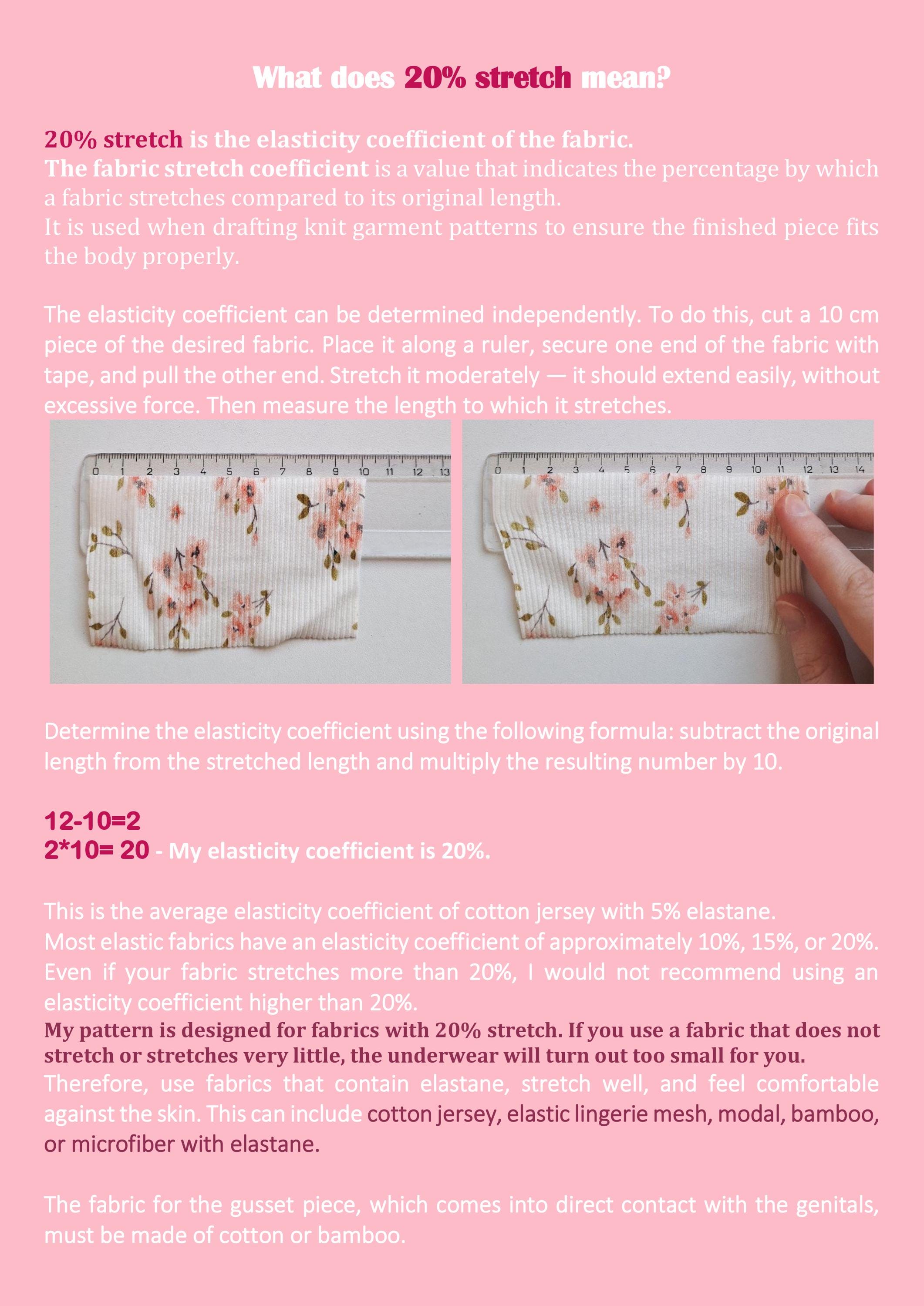 Cheeky Pattern Cheeky Panty Sewing Pattern: Anatomical Gusset, Photo Tutorial (PDF ...