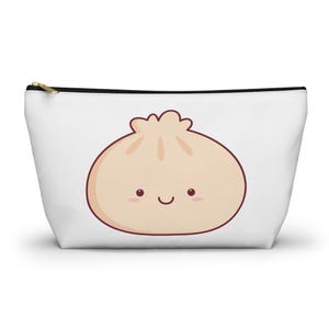 Bao Bun Accessory Pouch, Cute Pencil Case, Makeup Bag for Dumpling Lovers, Asian Gifts