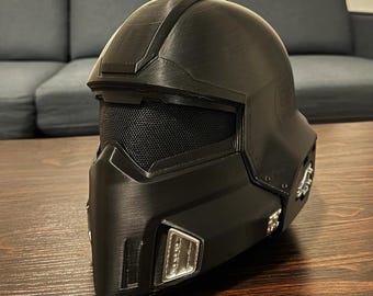 Casco de ciencia ficción impreso en 3D: inspirado en soldados futuristas