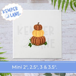 Pumpkins Machine Embroidery File, Stack of Pumpkins(Instant Download)