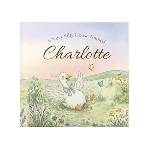 Personalized Name Silly Goose Book, Custom Childrens Book About Goose, One Silly Goose Decor, One Silly Goose Birthday Keepsake image 6