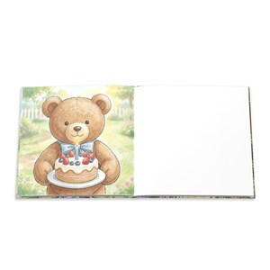 Beary First Birthday Custom Childrens Book, Personalized Birthday Book for Boy, Custom Kids Book Birthday Gift, Bear Themed Birthday Gift image 18