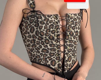 Corset top sewing pattern,  overbust corset pattern pdf, plus size beginner pattern, cosplay corset dress pattern, digital download pattern