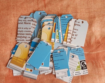 200 Cardboard Tags, Eco Friendly Tags, 200 Price Tags, Craft Tags, Jewelry Tags, Blank Tags, Merchandise Tags, Product Tags, Recycled Tags