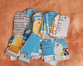 50 Cardboard Tags, Eco Friendly Tags, 50 Price Tags, 50 Craft Tags, Jewelry Tags, Blank Tags, Merchandise Tags, Product Tags, Recycled Tags