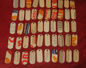 50 Long Tags, Long Cardboard Tags, Eco Friendly Tags, Cardboard Tags, Price Tags, Craft Tags, Jewelry Tags, Long Small Tags, Product Tags