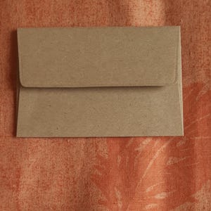 Small Brown Envelopes - Set of 25 - 9.5cm x 6.5cm (3 3/4" x 2 1/2")