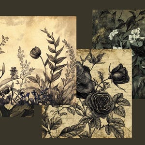 Herbier/papier peint Gotyckie