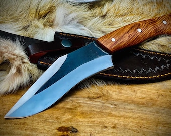 Hunting knife handmade J2 stainless steel blade natural handle material gift for everyone