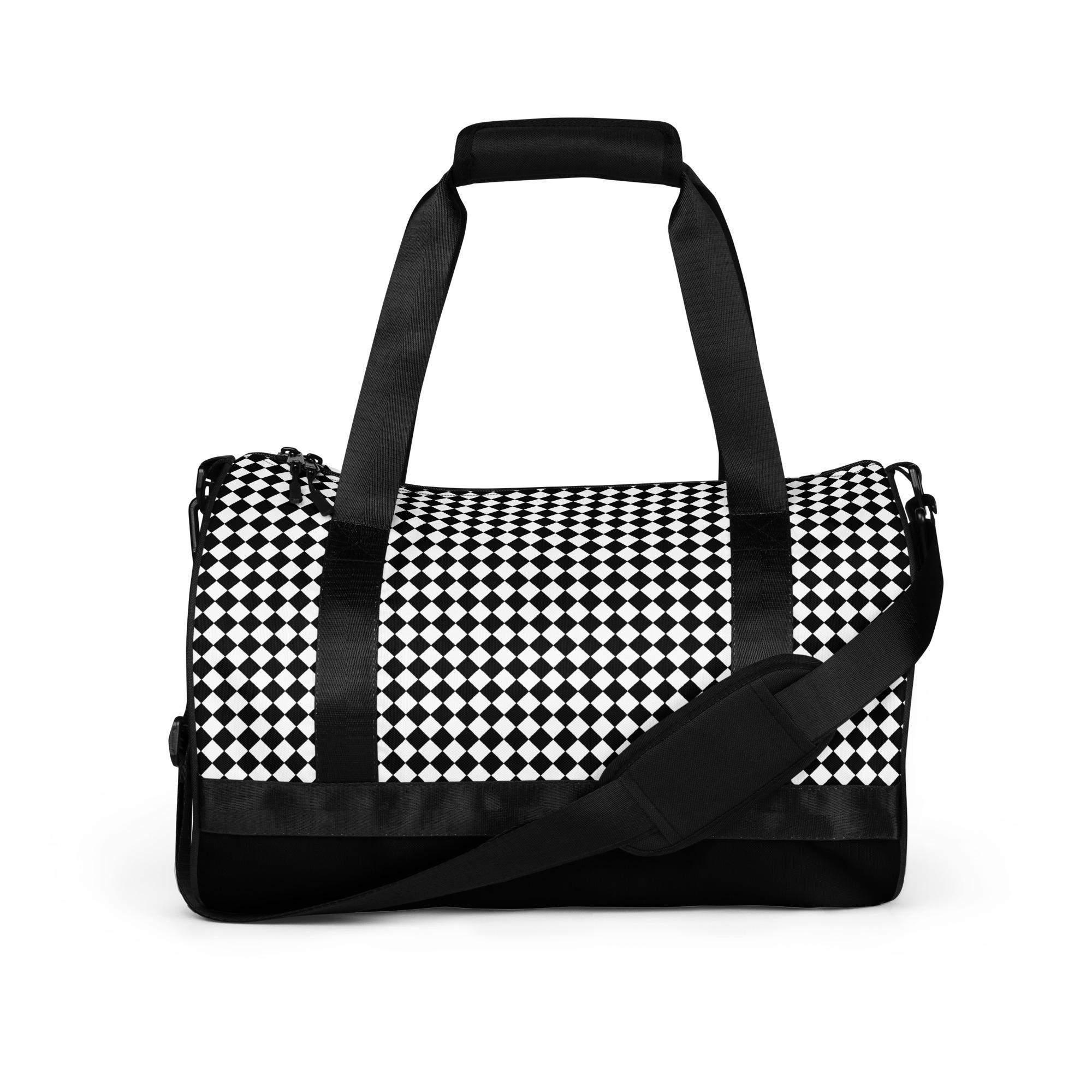 Diamond Checkered Duffel | Small Travel and Everyday Bag