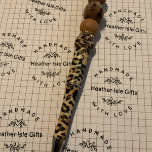 Stylo magique animalier perlé