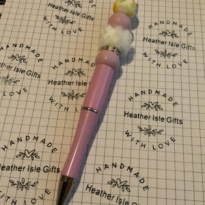 Stylo perlé rose