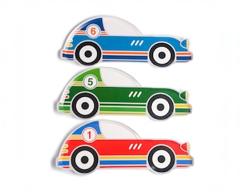 Racing Cars Plates (x8)