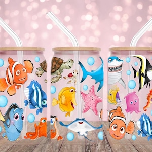 Finding Nemo Libbey Cup Wrap - Finding Nemo Digital Download - Finding Nemo PNG