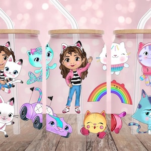 Gabbys Dollhouse Libbey Cup Wrap - Gabbys Dollshouse Digital Download - Gabbys Dollshouse PNG