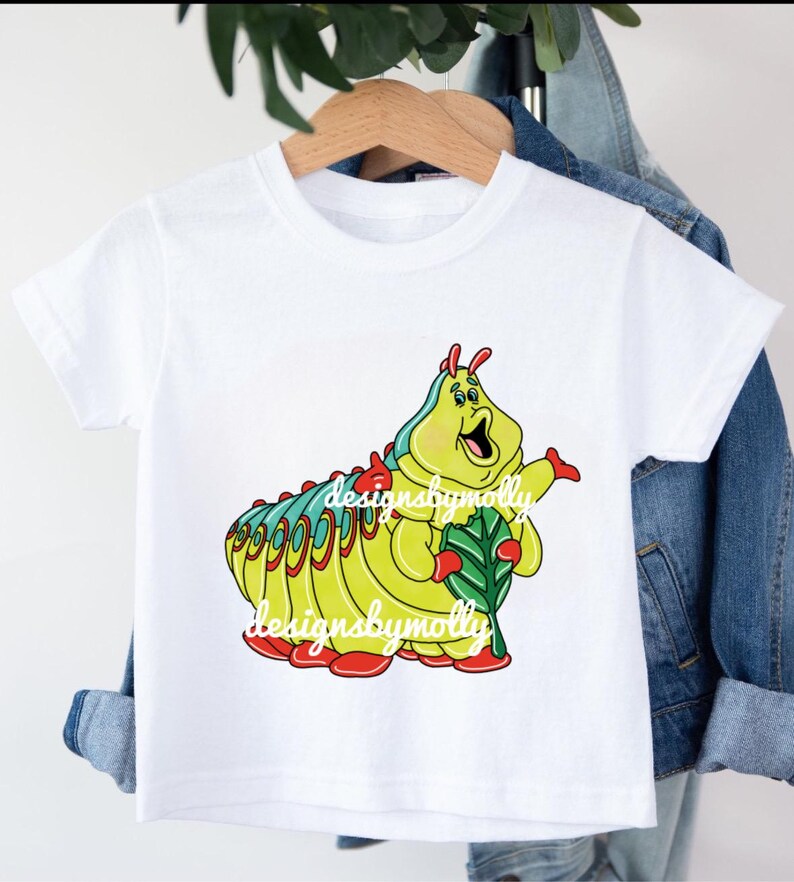 A Bugs Life Wall Art - Caterpillar Hand Drawn Digital Download - Disney ...