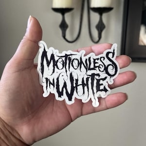MIW Motionless In W BAND (4inch) Sticker