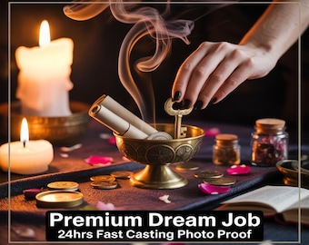 PREMIUM DREAM JOB Spell, career advancement, opportunity attraction, success manifestation, professional growth, abundance alignment