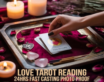 LOVE TAROT READING, relationship insight, emotional clarity, romantic guidance, soulmate connection, heart energy