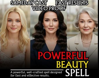 EXTREME BEAUTY SPELL | Glow Up | Attraction Magic | Confidence Boost | Glamour Magic | Beauty Enhancement | Radiate Beauty
