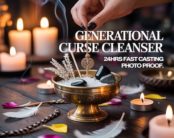 GENERATIONAL CURSE CLEANSER, ancestral healing, karma clearing, family protection, spiritual cleansing, lineage restoration