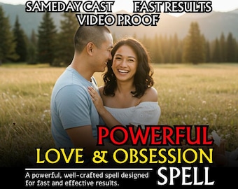 UNWIDERSTEHLICHE LIEBE & OBSESSION Zauber | Besessenheit Zauber | Wahre Liebe Zauber | Anziehungszauber | Tiefe Zuneigung | Partner Hingabe