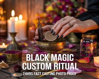 BLACK MAGIC CUSTOM Ritual, tailored spellwork, deep manifestation, shadow energy, powerful results, spiritual influence