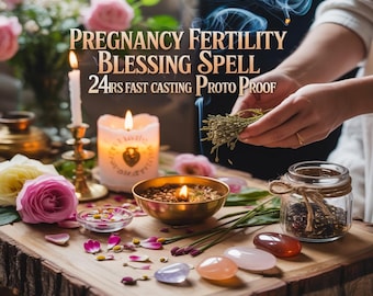 PREGNANCY SPELL, fertility energy, conception blessing, womb healing, family growth
