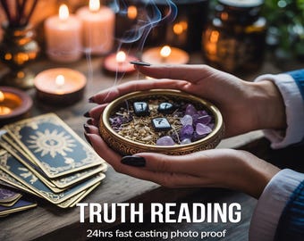 TRUTH READING SPELL, clarity insight, hidden intentions reveal, emotional honesty, mind illumination, spiritual truth