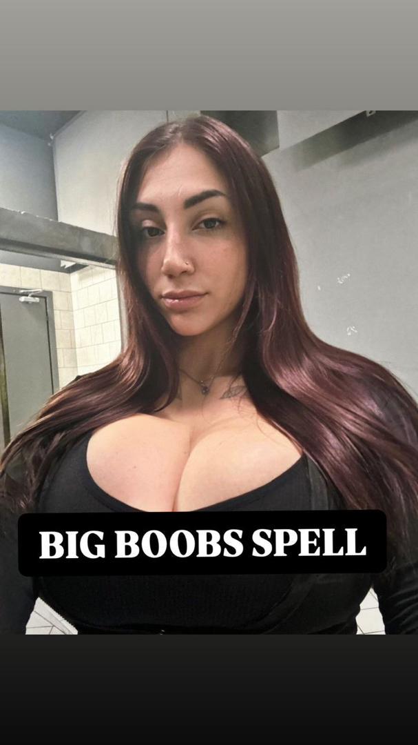 BIG BOOBS SPELL , Increase size , Larger Breasts, Perfect Body Spell, Bigger Breasts, Breasts Enhancement, Be Confident Spell , firm boobs