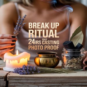 BREAK UP SPELL, emotional release, relationship closure, detachment energy, heartbreak healing, freedom ritual