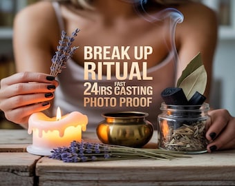 BREAK UP SPELL, emotional release, relationship closure, detachment energy, heartbreak healing, freedom ritual
