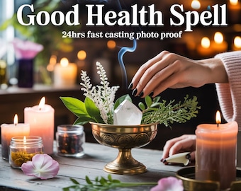 PERFECT HEALTH SPELL, vitality boost, energy restoration, immune support, body balance, wellness alignment