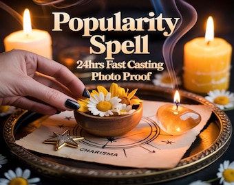 STAR POPULARITY SPELL, fame energy, social influence, admiration attraction, public recognition, personal magnetism