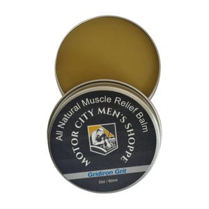 Muscle Relief Balm for Sore Muscles – All Natural Muscle Rub – Gridiron Grit