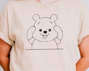 Cute Teddy Bear T-Shirt, Aesthetic Bear Graphic Tee, Soft Style Shirt, Vintage Plushie Design, Cozy Cottagecore T-Shirt, Kawaii Bear Outfit