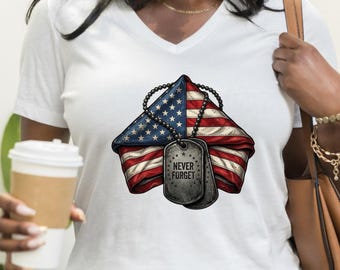 USA Freedom V Neck Shirt, 4th of July Patriotic Tee, 1776 Freedom Shirt, USA Independence Day V-Neck T-Shirt