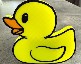 3D Printed Yellow Duck Trailer Hitch Cover – Fun Car Accessory