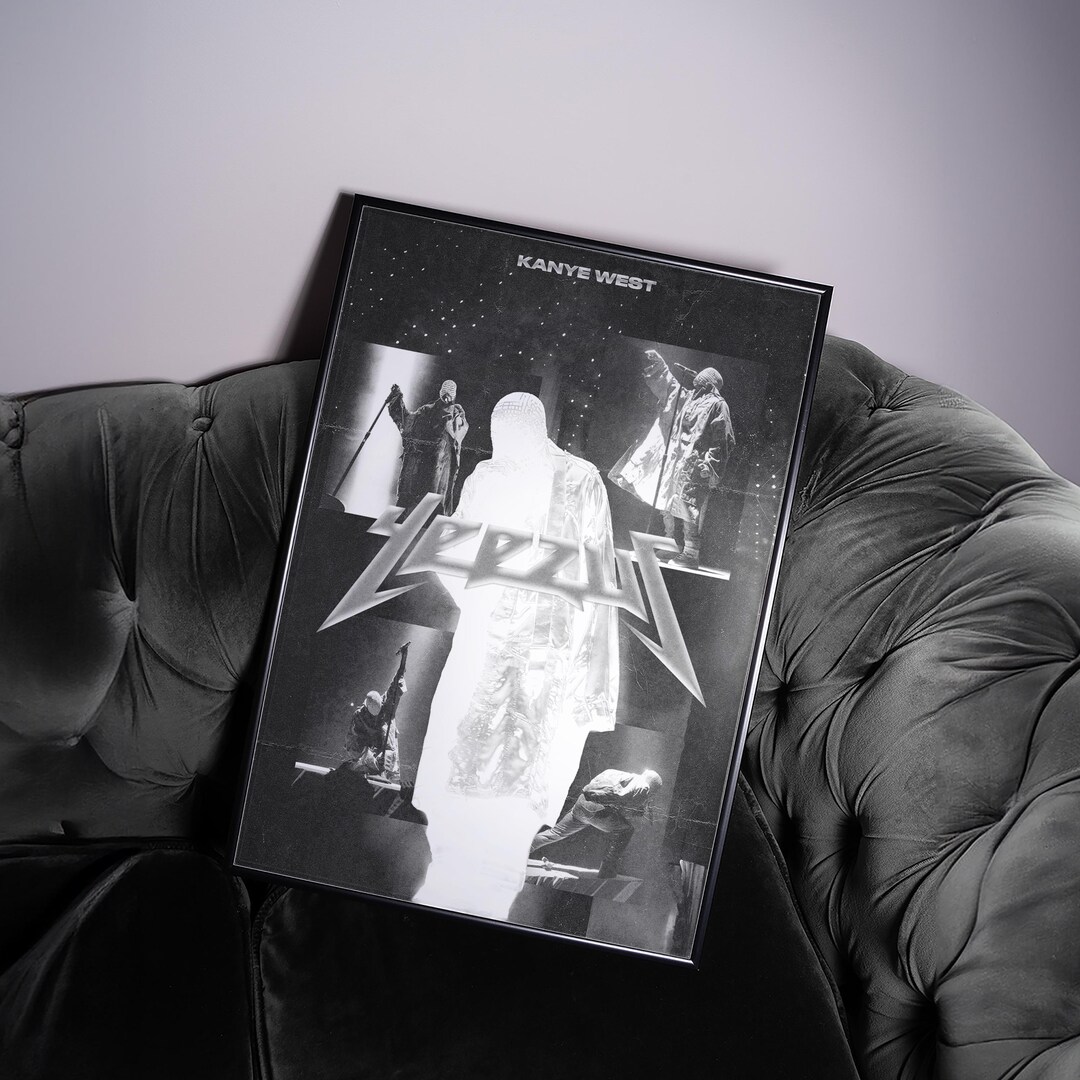 Yetler Kanye West Yeezus Album Cover Art Poster Wall Art Print (digital ...