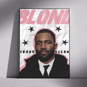 Frank Ocean Poster - Blond Poster - Blond Album Cover Poster - Album Cover Poster - Rapper Poster - Hip-Hop Poster - Frank Ocean Geschenk