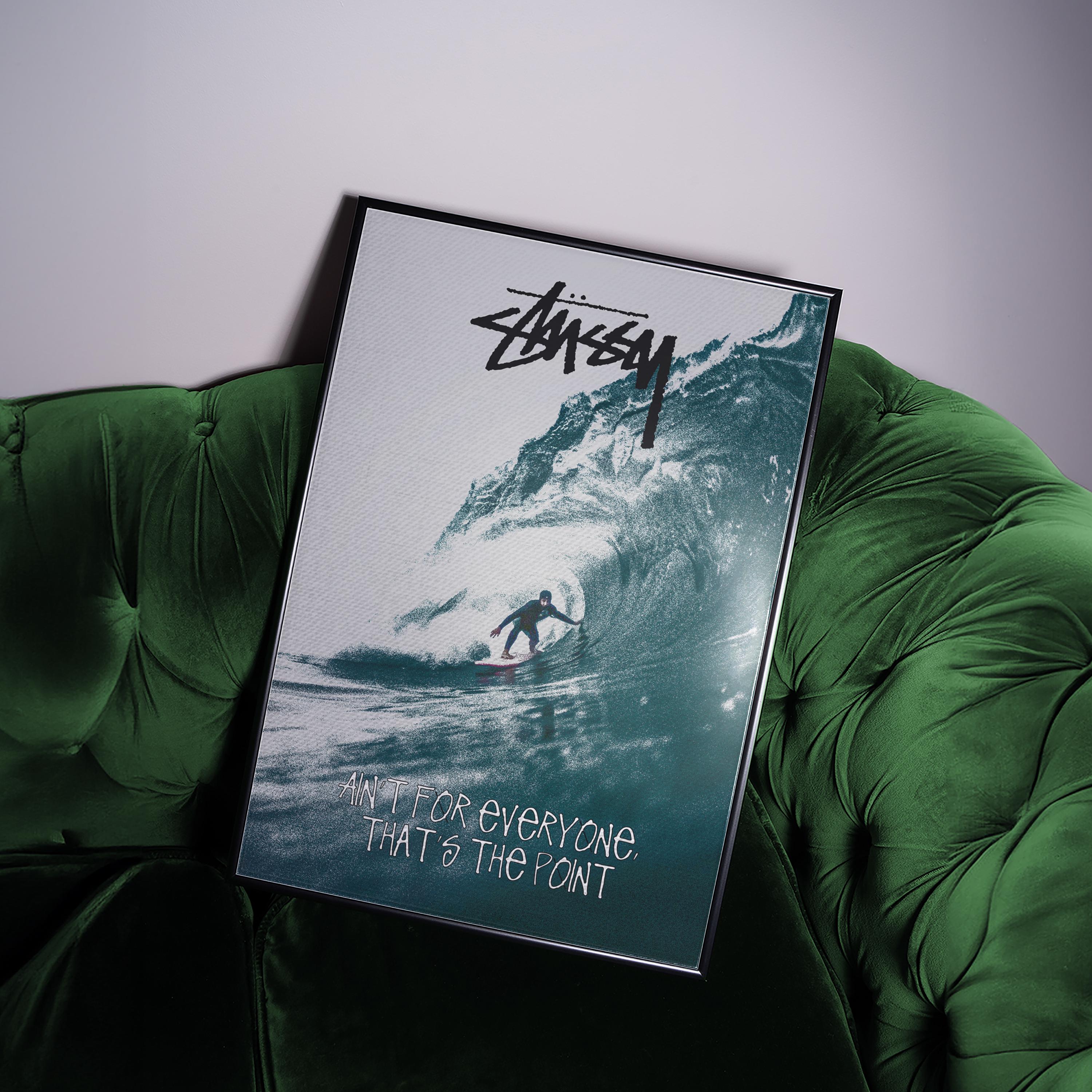 Stussy Poster - Surf Poster - Aesthetic Poster - Trendy Poster