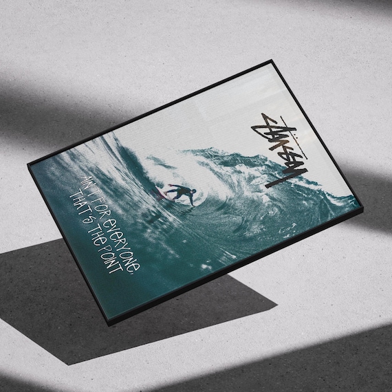Stussy Poster - Surf Poster - Aesthetic Poster - Trendy Poster